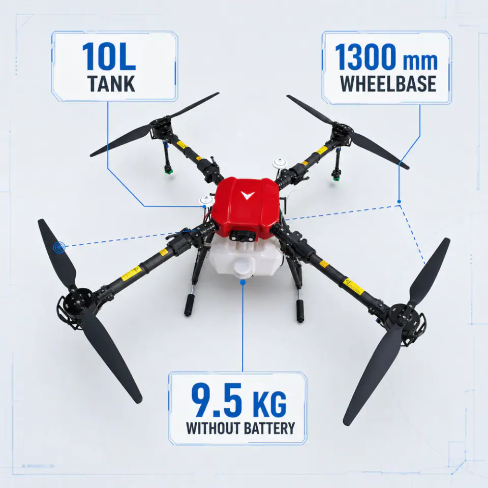 TYI 4 Axis 10L capacity specification