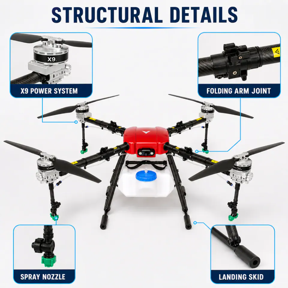 TYI 4 Axis 16L structural component details