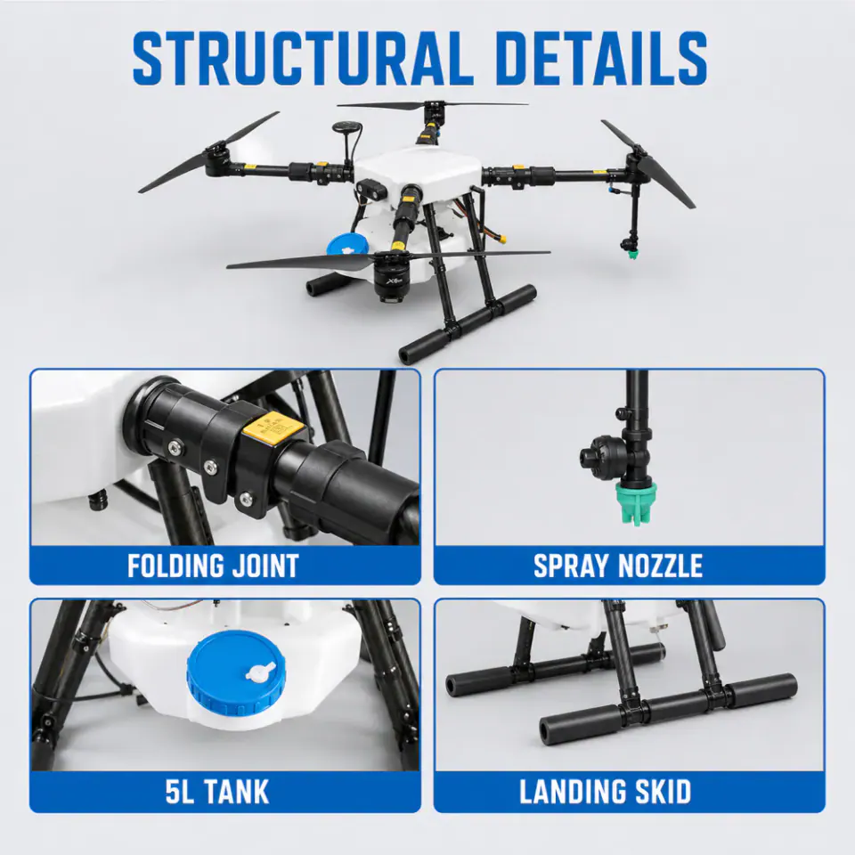 TYI 4 Axis 5L structural component details