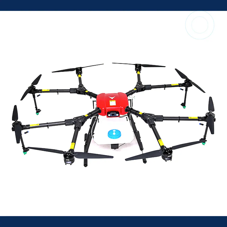 TYI 8 Axis 16L agricultural spraying drone on a white background